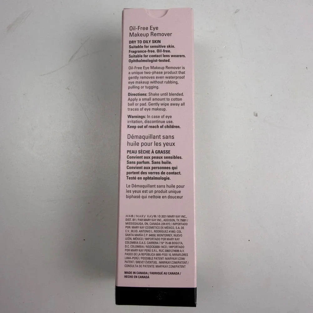 Mary Kay Oil-Free Eye Makeup Remover 3.75 fl oz 110 ml New in Box